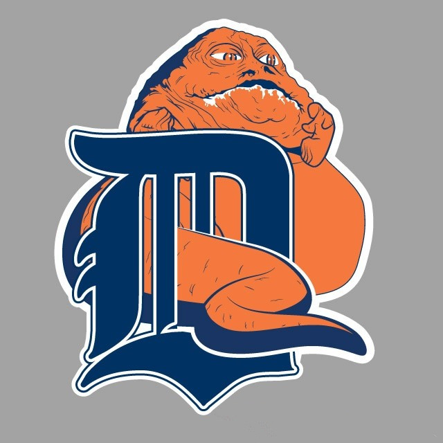 Detroit Tigers Star Wars Logo DIY iron on transfer (heat transfer)